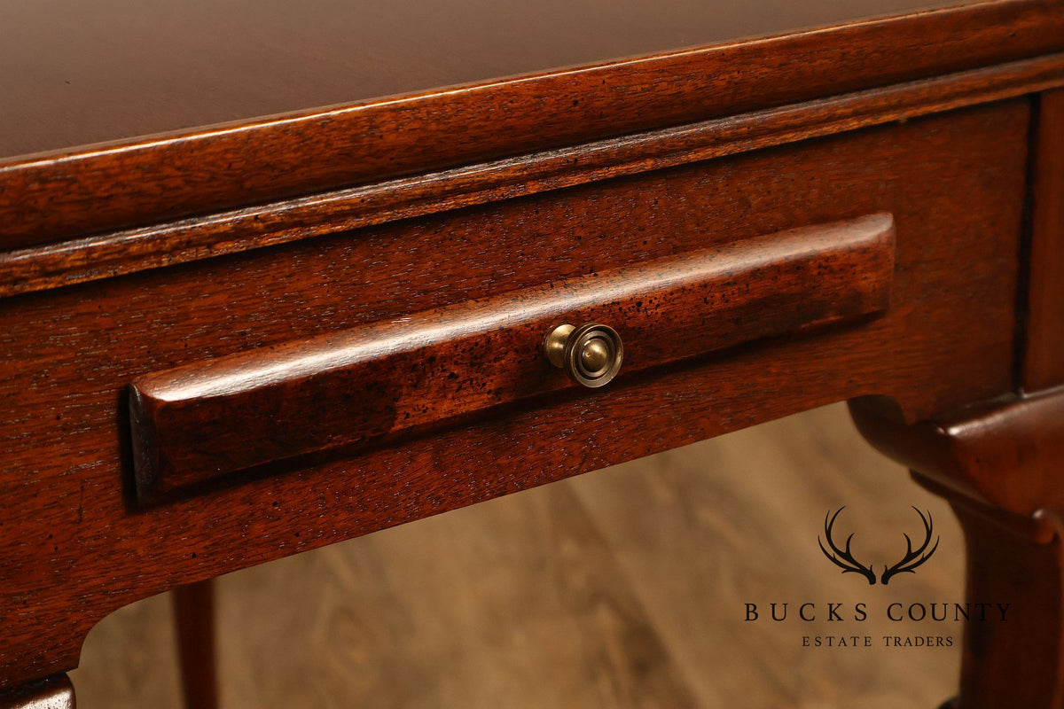 Queen Anne Style Mahogany Tea Side Table