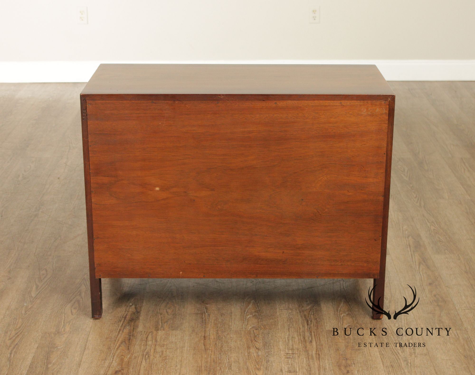 Henredon Asian Style Pair of Walnut Storage Cupboards