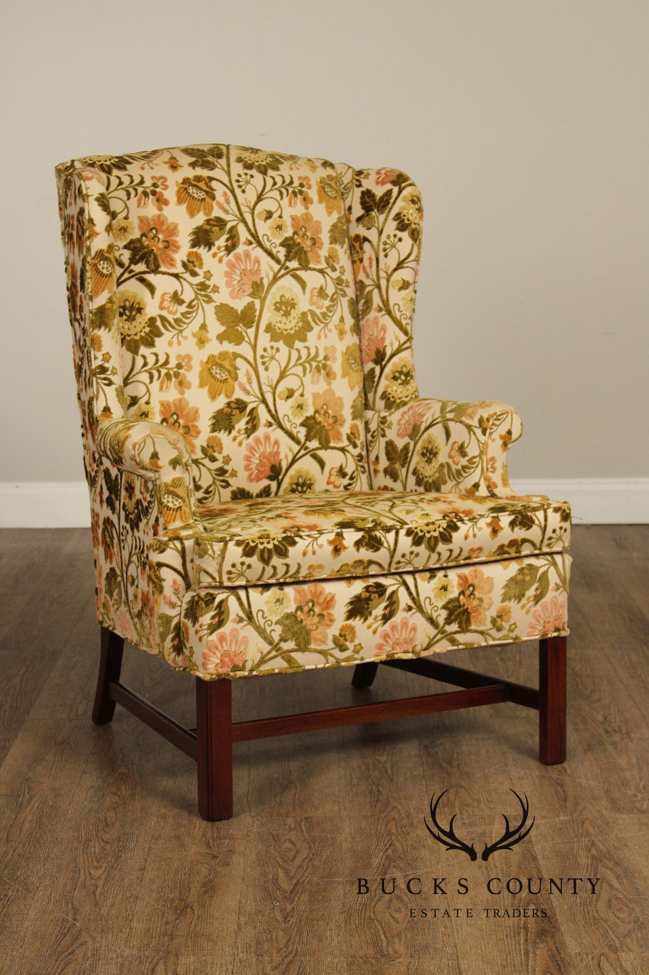 Hickory Chair Vintage Pair Of Wingback Chairs