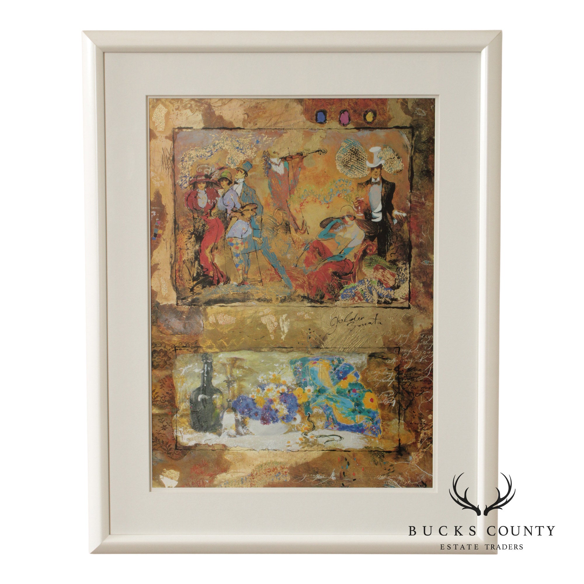 Alexander Wissotzky Framed Print, 'Golden Sonata'