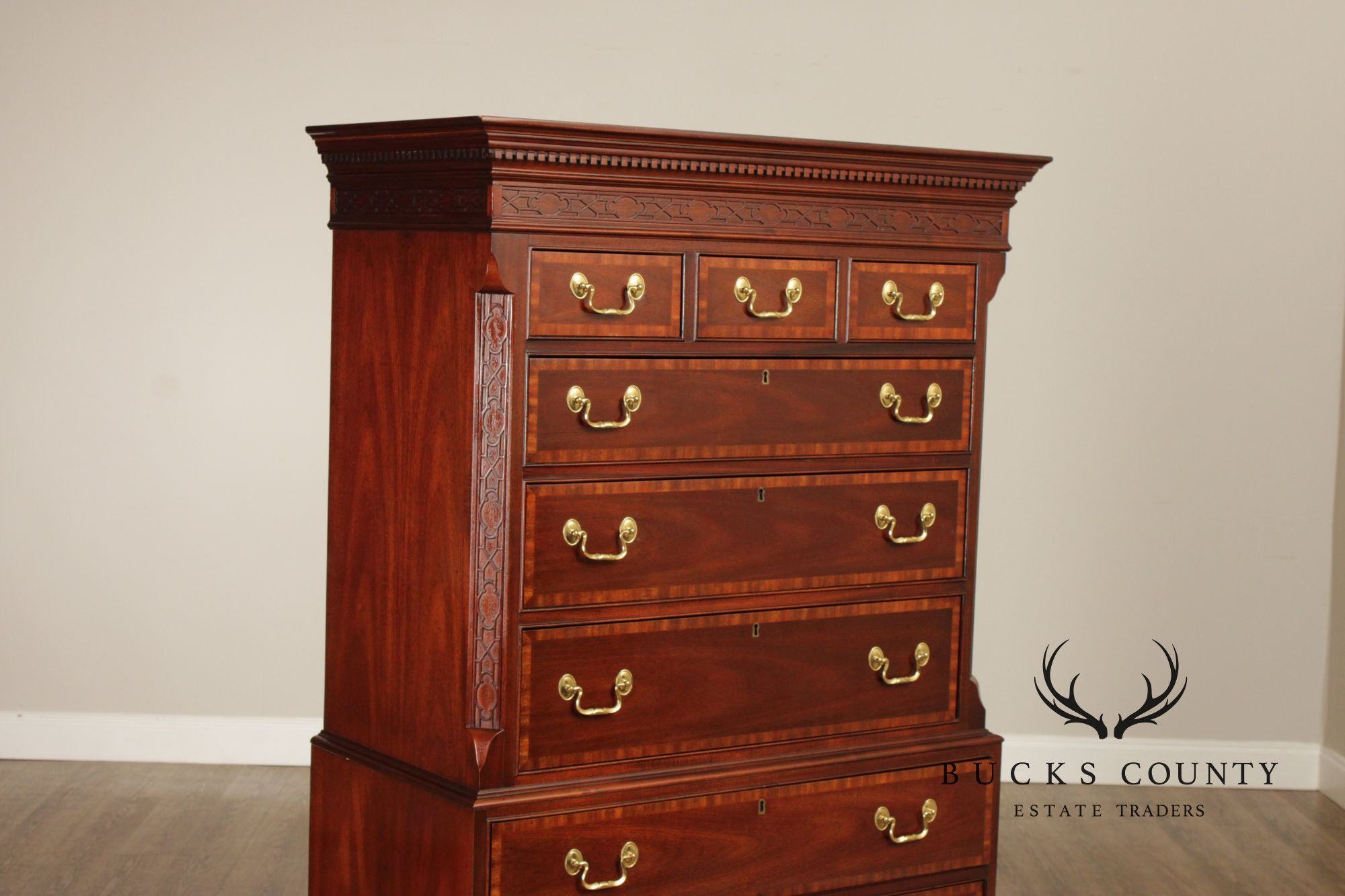 COUNCIL CRAFTSMAN CHIPPENDALE TALL CHEST