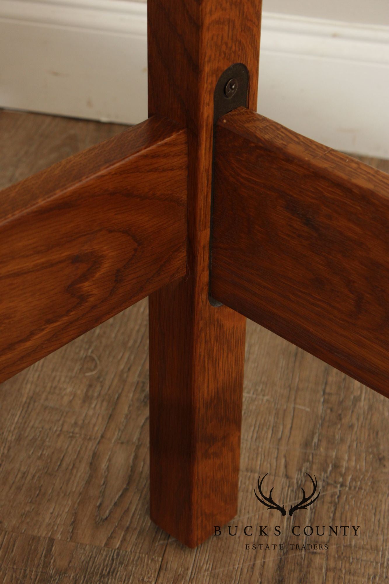 Stickley Mission Collection Oak Spindle Queen Bed