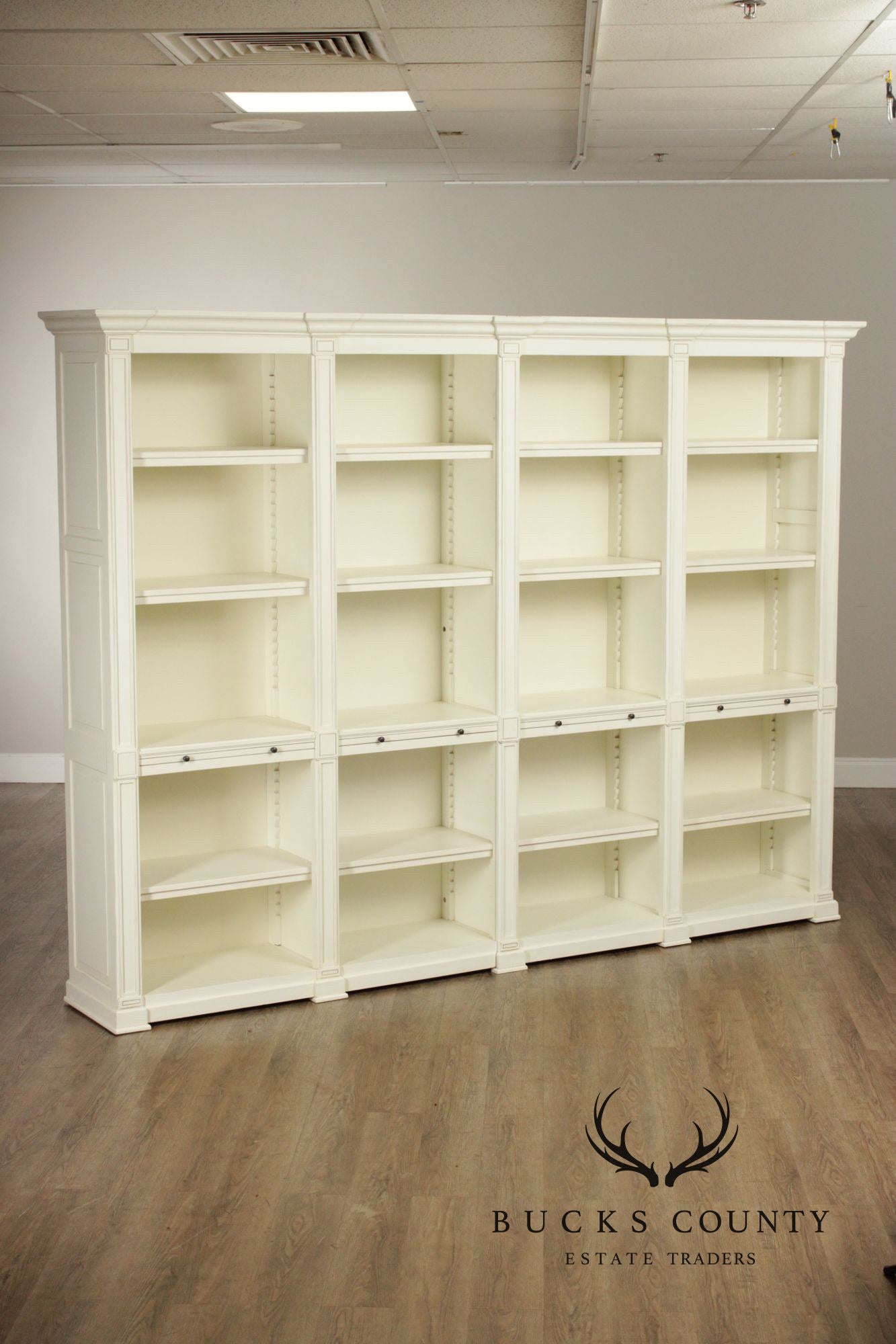 Large Painted Library Bookcase