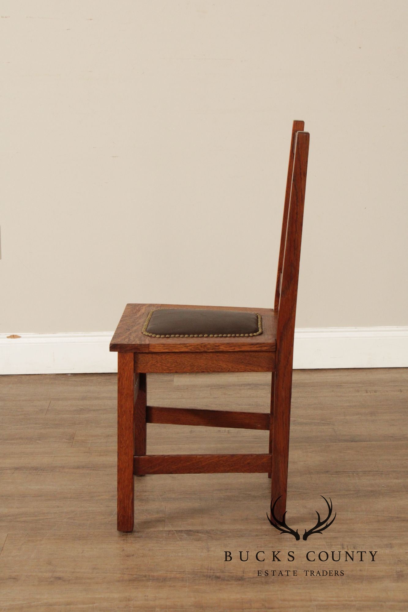 Limbert Mission Oak Desk Chair