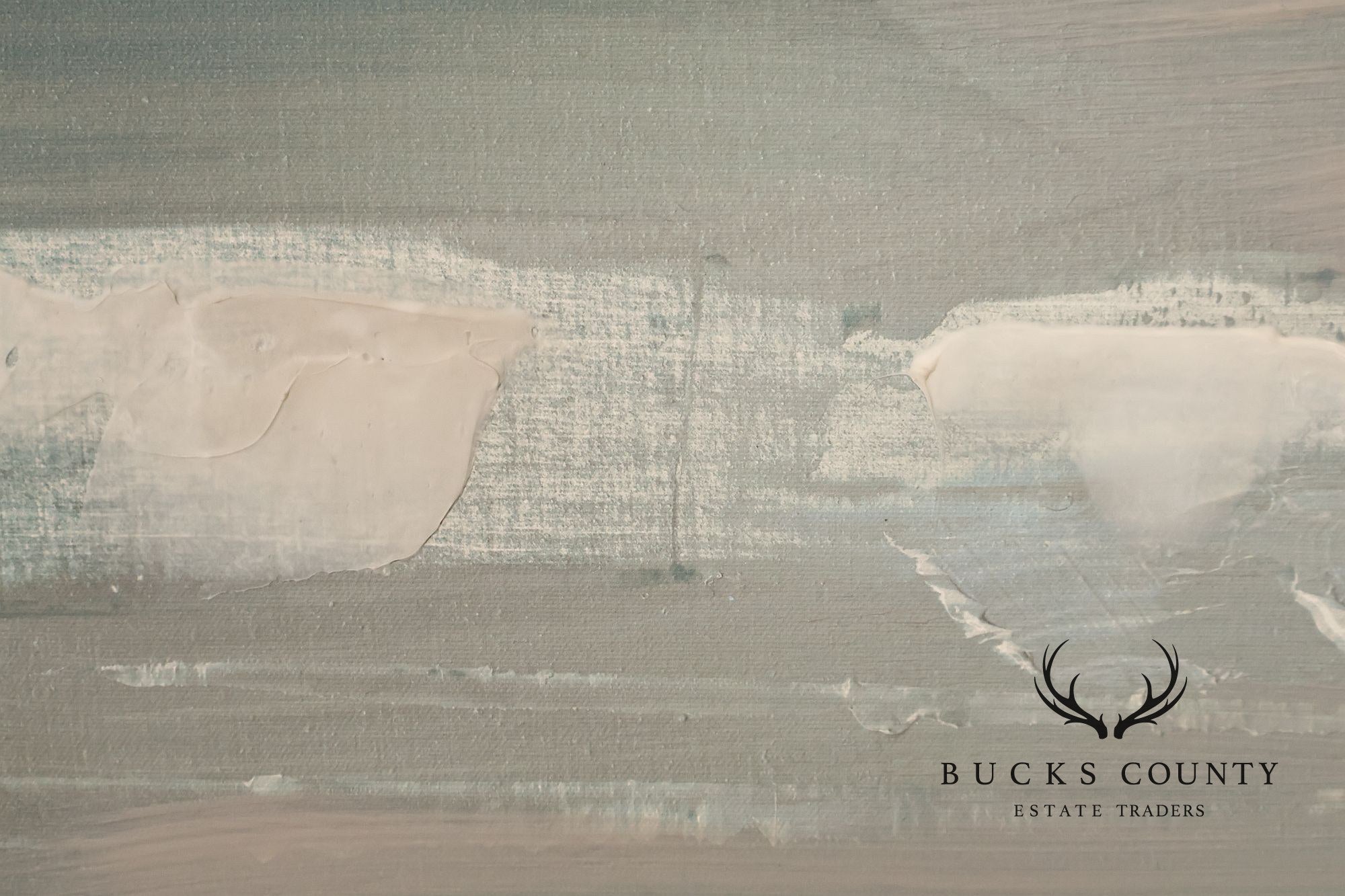 Abstract Ocean Landscape Painting, 'Off the Path'