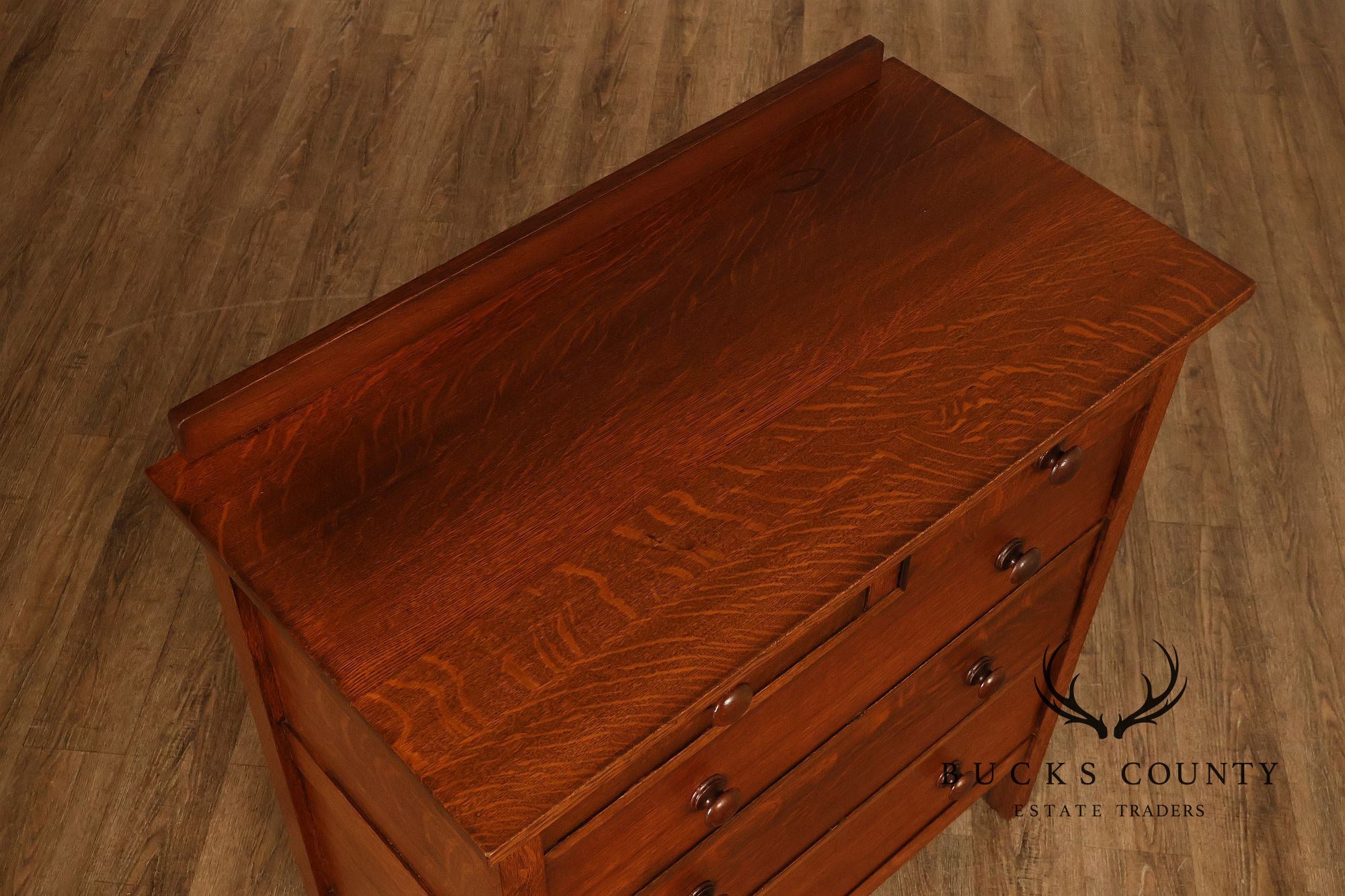 Antique Gustav Stickley Mission Oak Chest Of Drawers #909