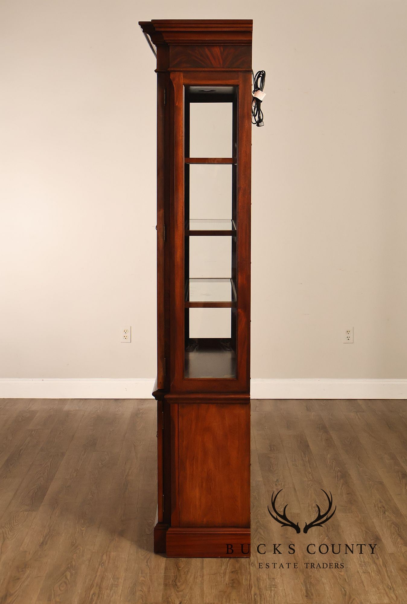 Ethan Allen Newport Collection Mahogany China Cabinet
