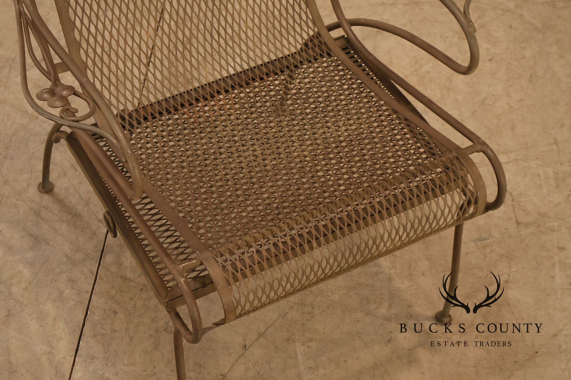 Vintage Salterini Wrought Iron 6 Piece Patio Set