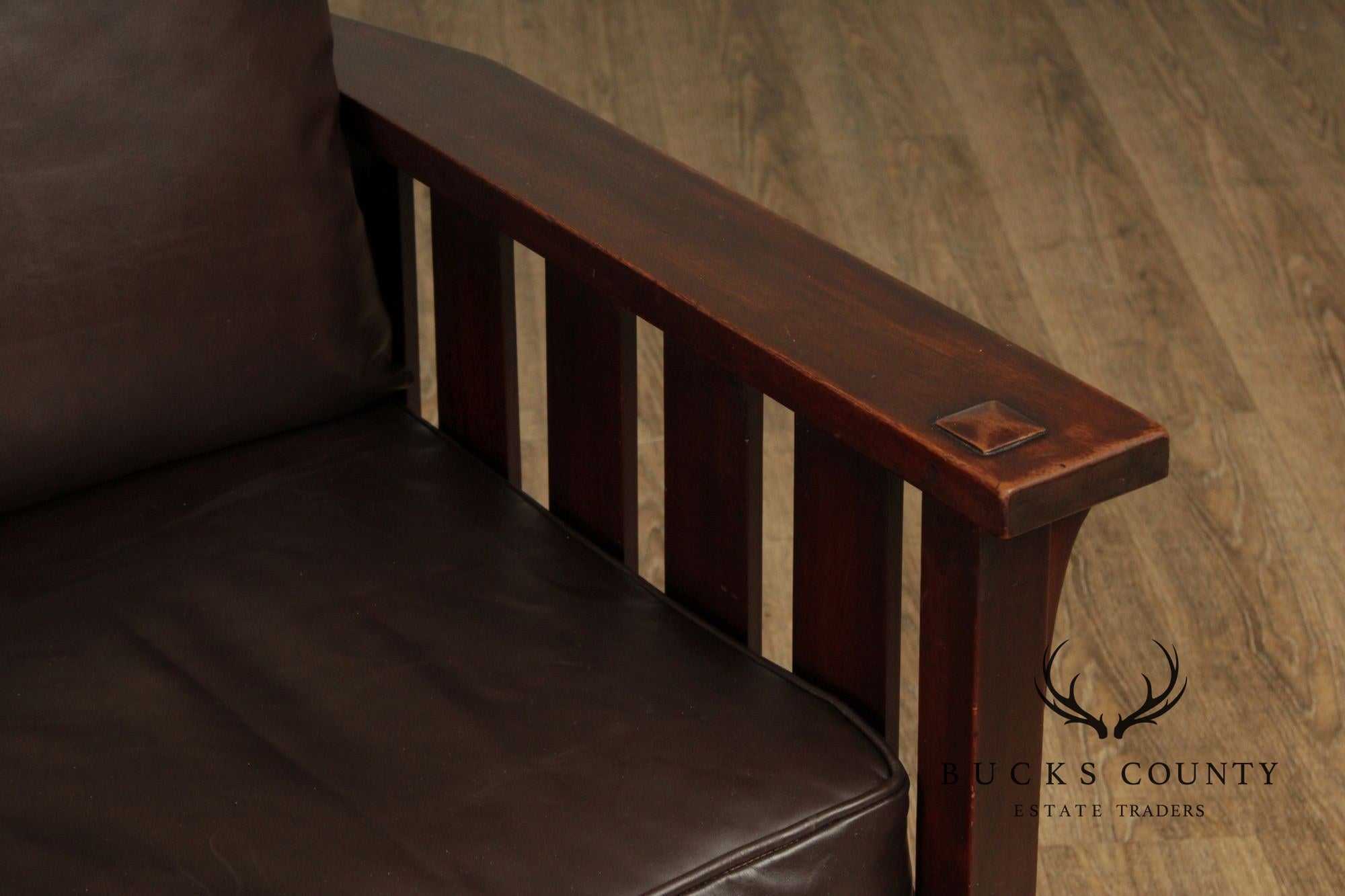 Gustav Stickley Antique Mission Mahogany Armchair