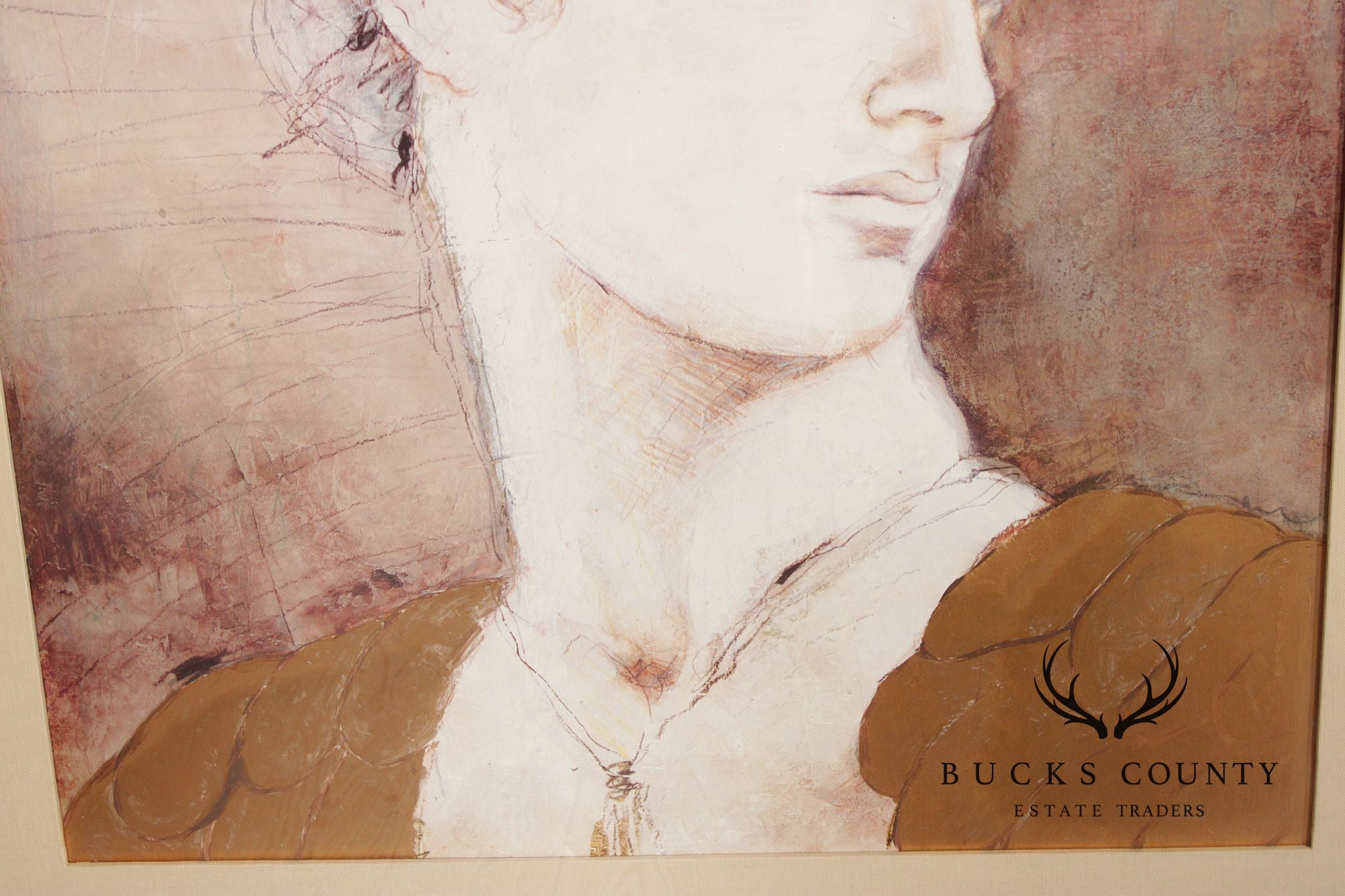 Crishawn Custom Framed Framed Art Print, 'Grecian I'