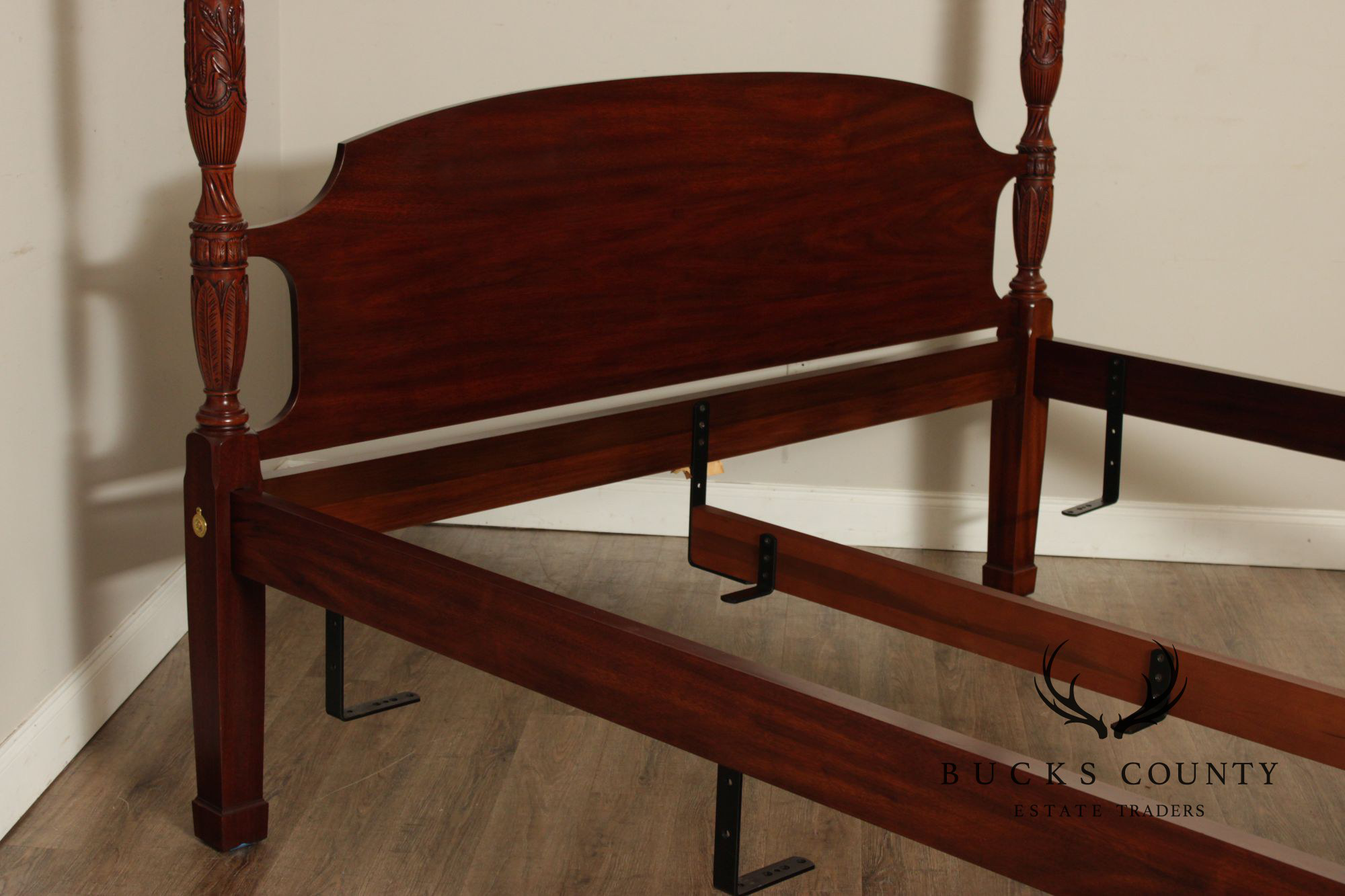 Henkel Harris Mahogany King Size Poster Bed