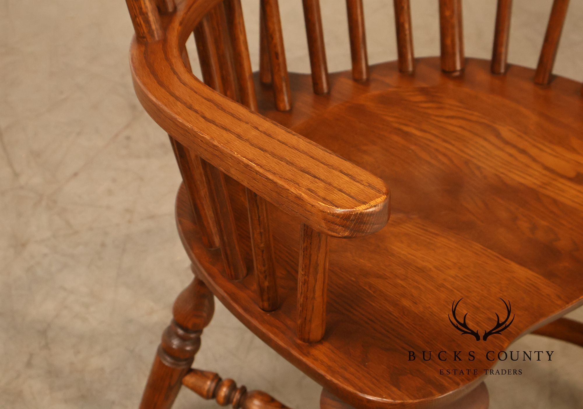 Richardson Brothers Pair Of Welsh Style Oak Armchairs
