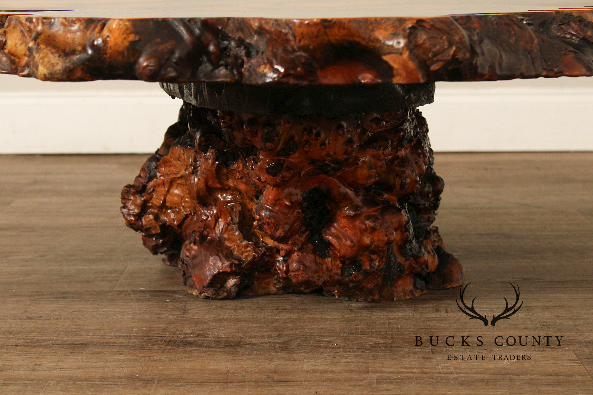 The Burlwood Co. Star Dust Redwood Burl Live Edge Coffee Table