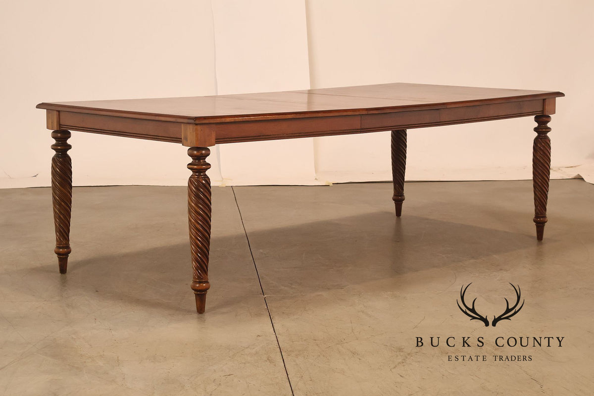 Ethan Allen British Classics Maple And Birch Dining Table