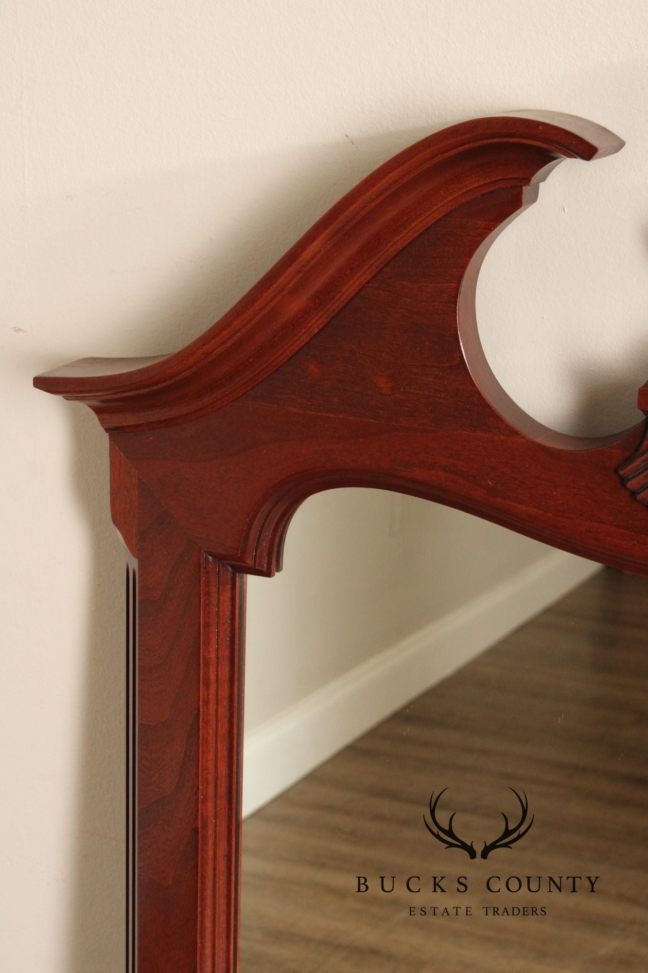 Pennsylvania House Traditional Cherry Frame Beveled Wall Mirror