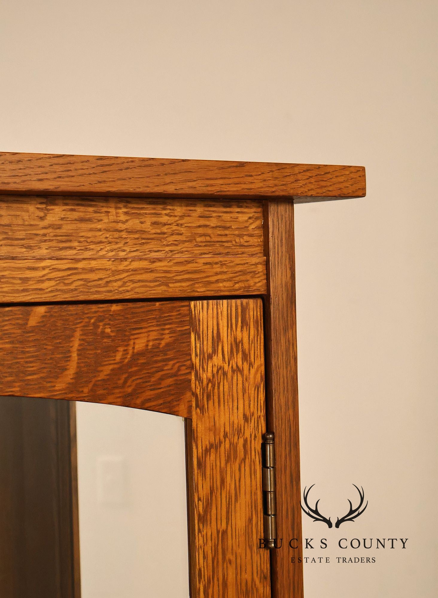 Stickley Mission Collection Oak Display Cabinet