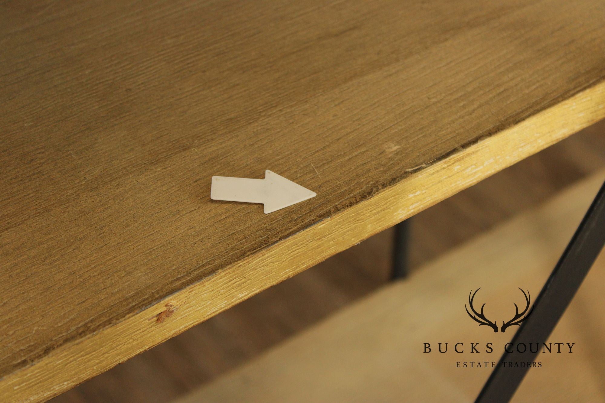 Transitional Industrial Style Iron And Wood Etagere Bookcase