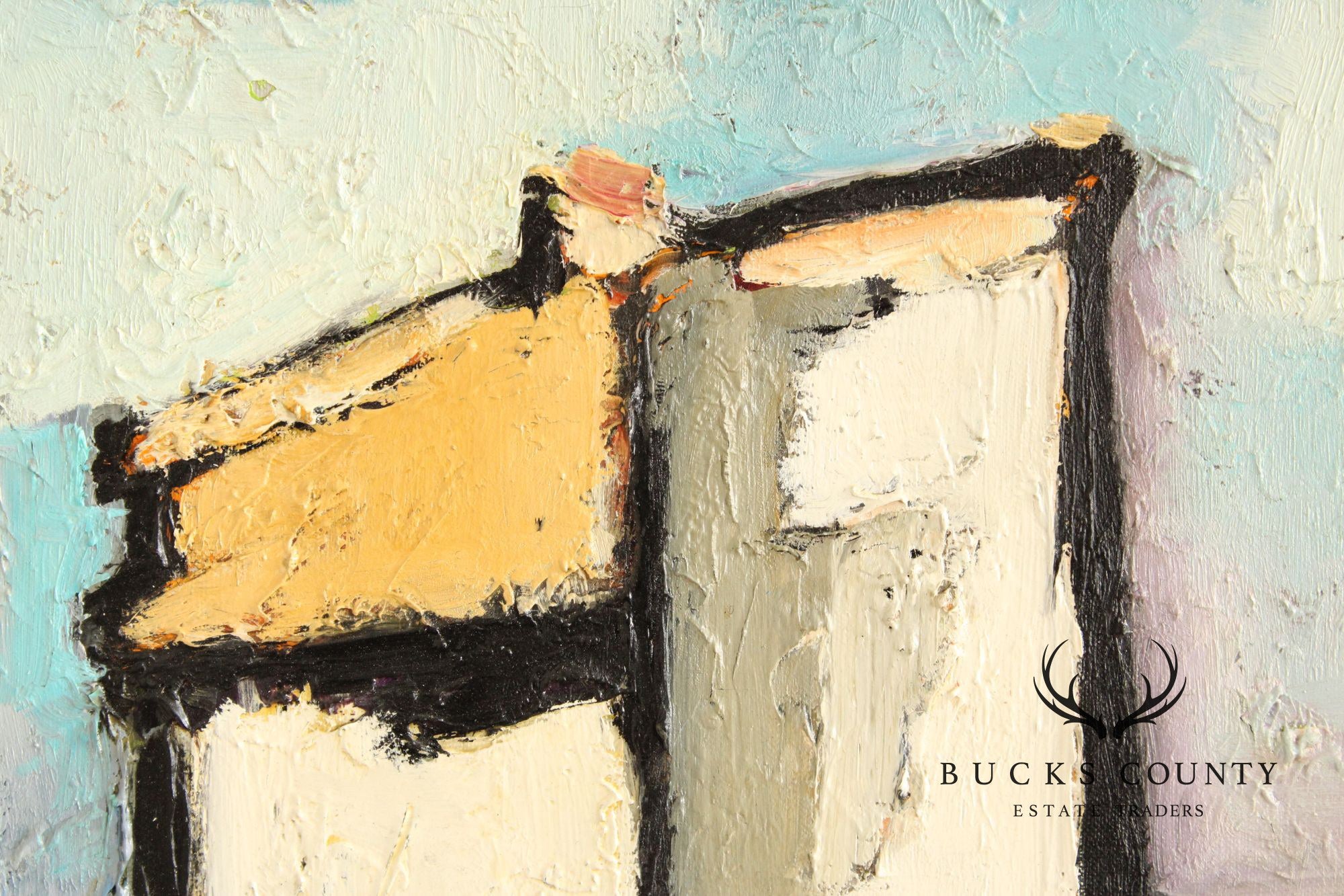 J. Joinie-Maurin Abstract Painting, 'The Dead Olive Tree'