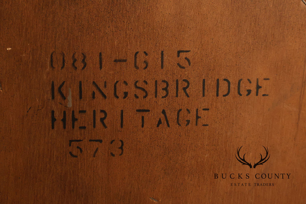 Heritage Campaign Style Walnut Nightstand