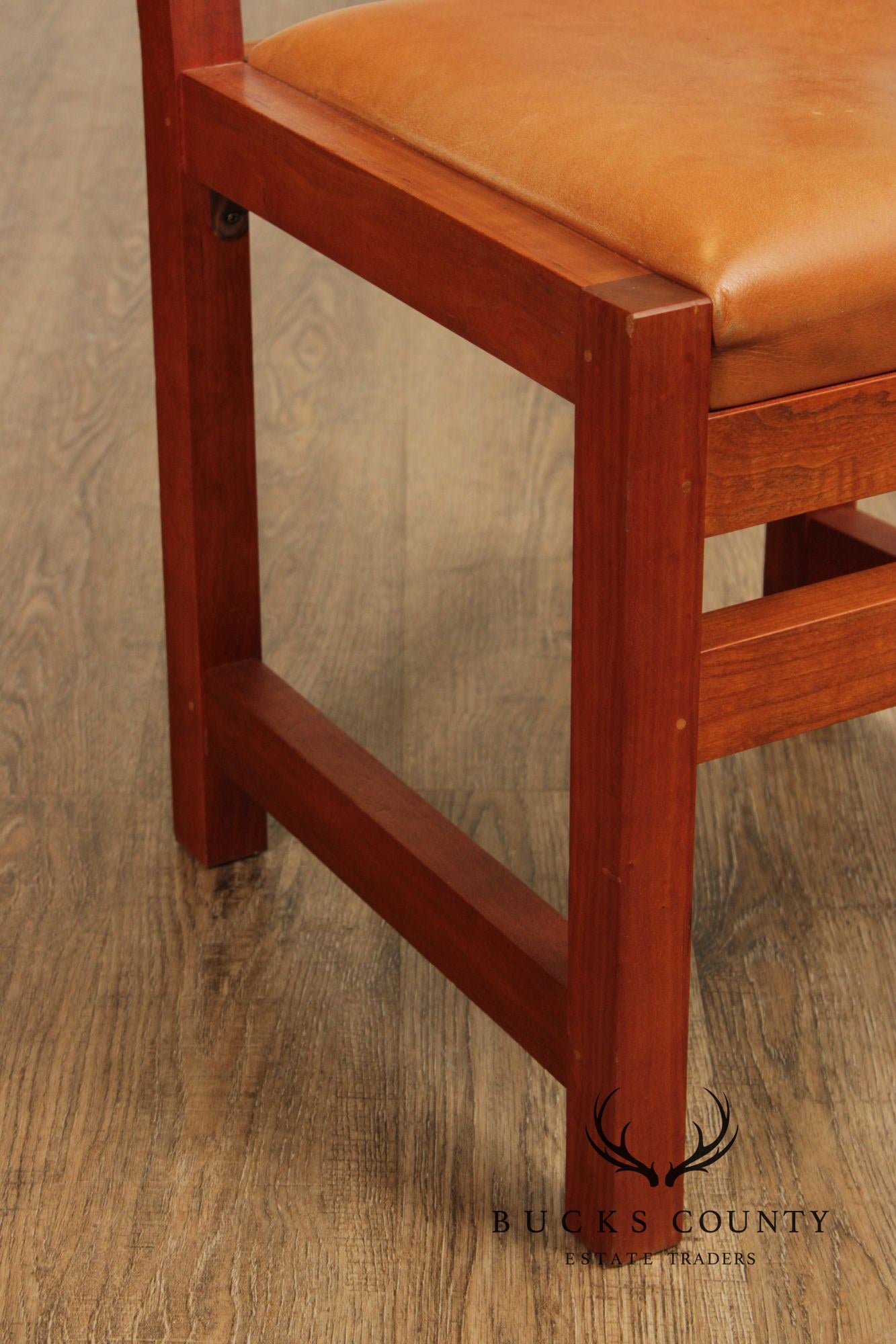 Thomas Moser Mission Style Set Of Six Cherry Dining Chairs