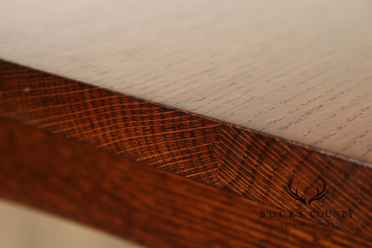 Stickley Mission Style Oak Side Or Writing Table