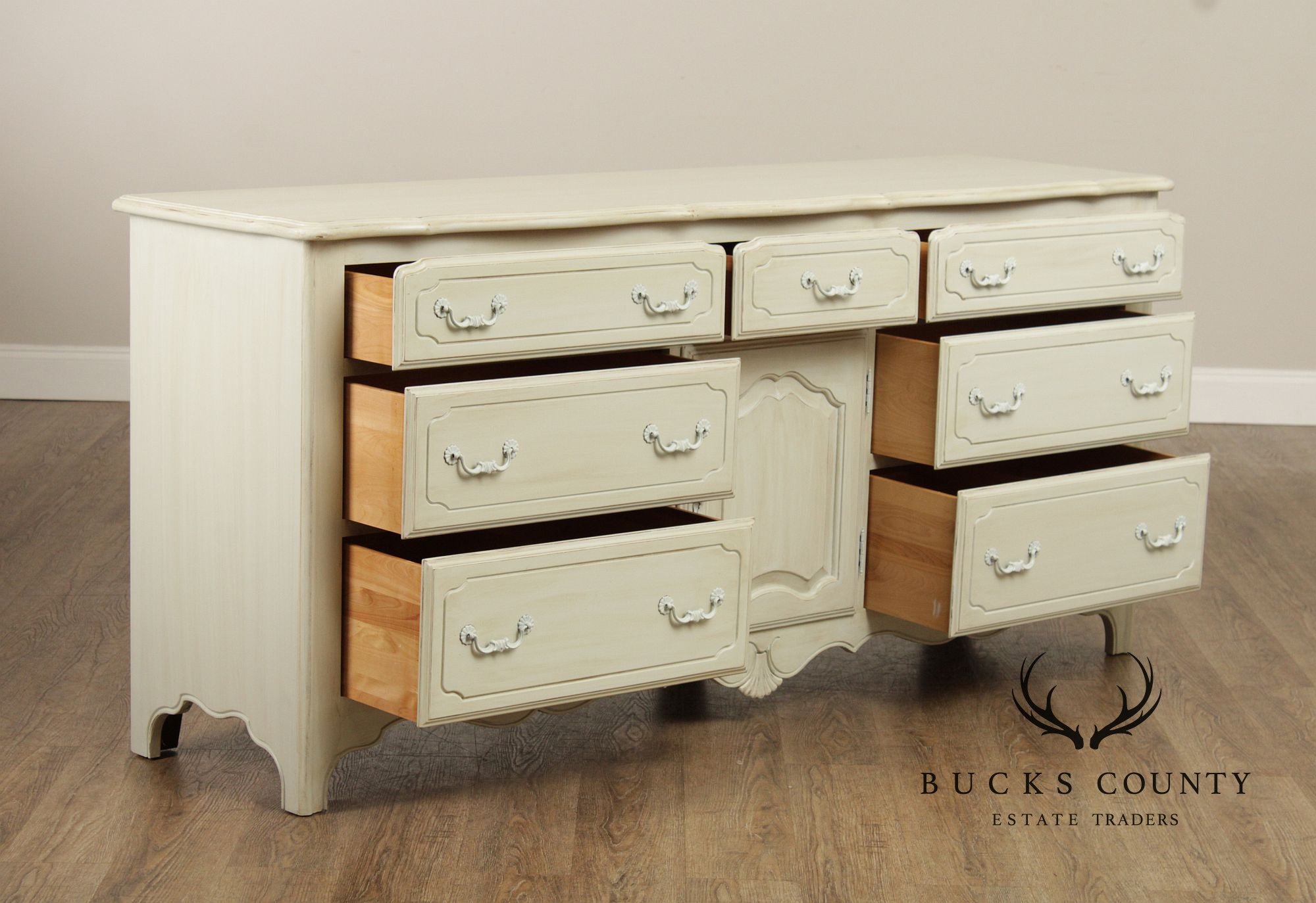 Ethan Allen 'Country French' Painted Door Dresser