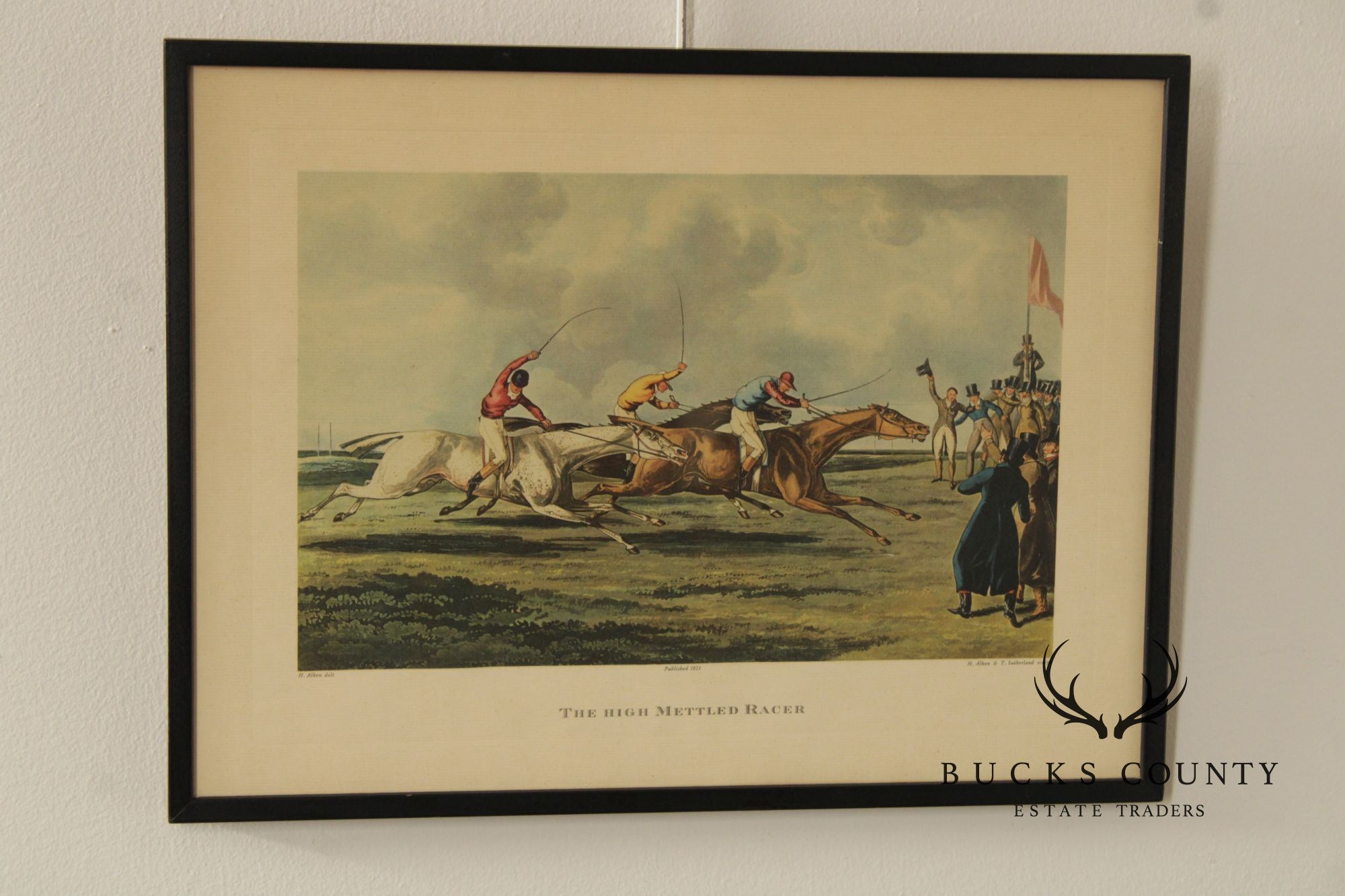 Henry Thomas Alken Vintage Pair of Framed English Hunt Prints