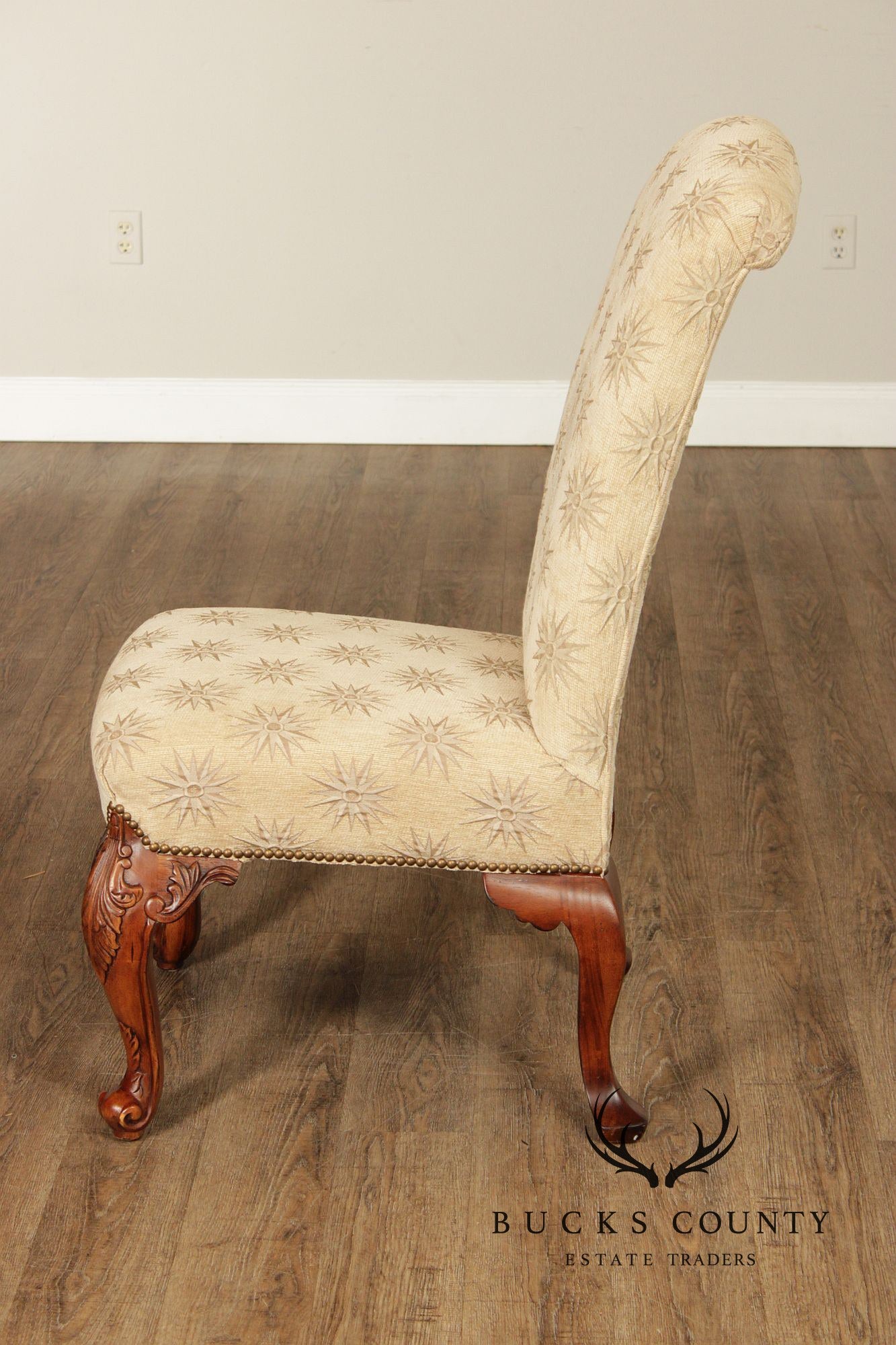 Georgian Style High-Back Mahogany Side Chair