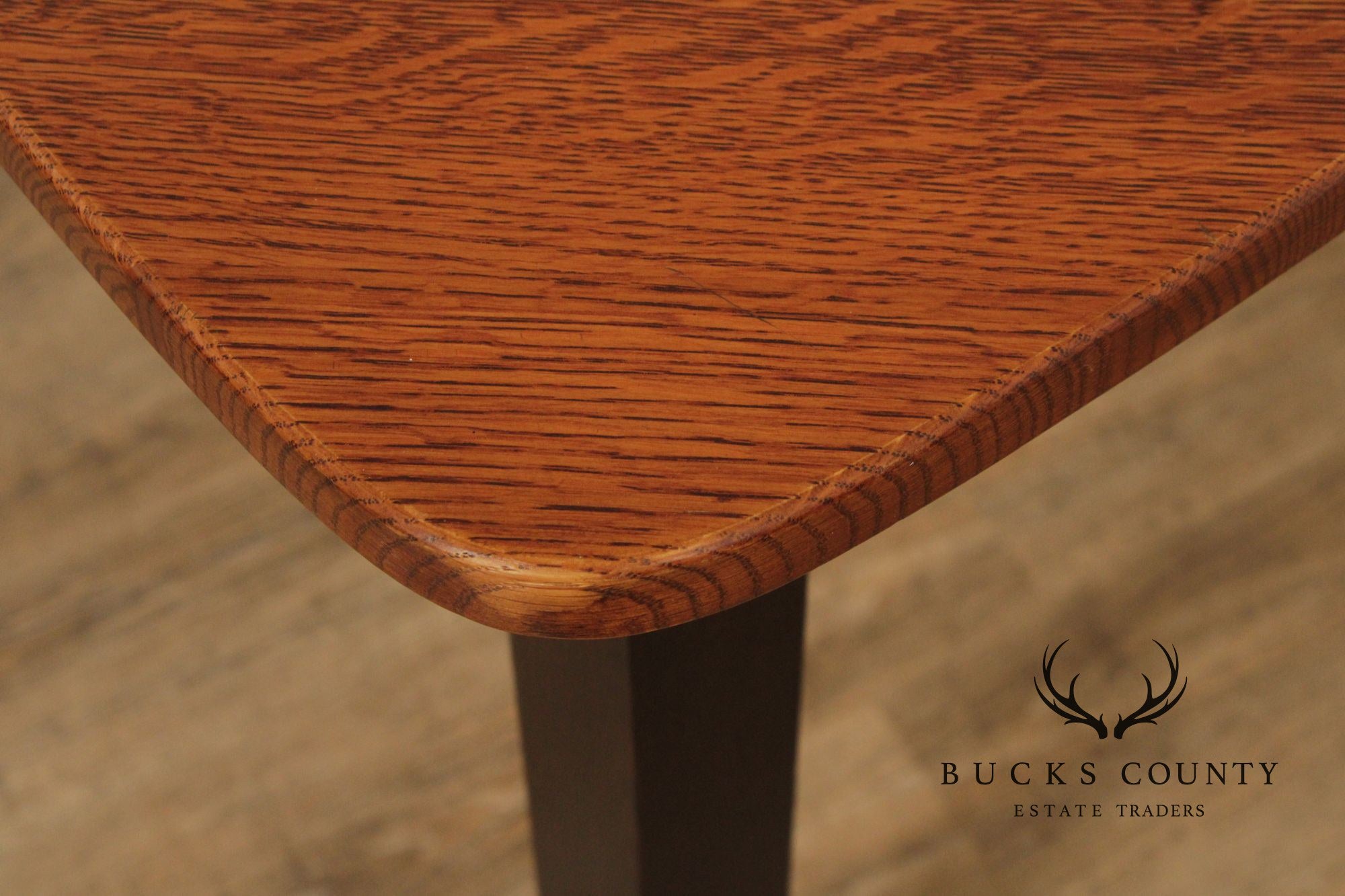 Custom Quality Modern Guitar Pick Oak Counter Height Dining Table