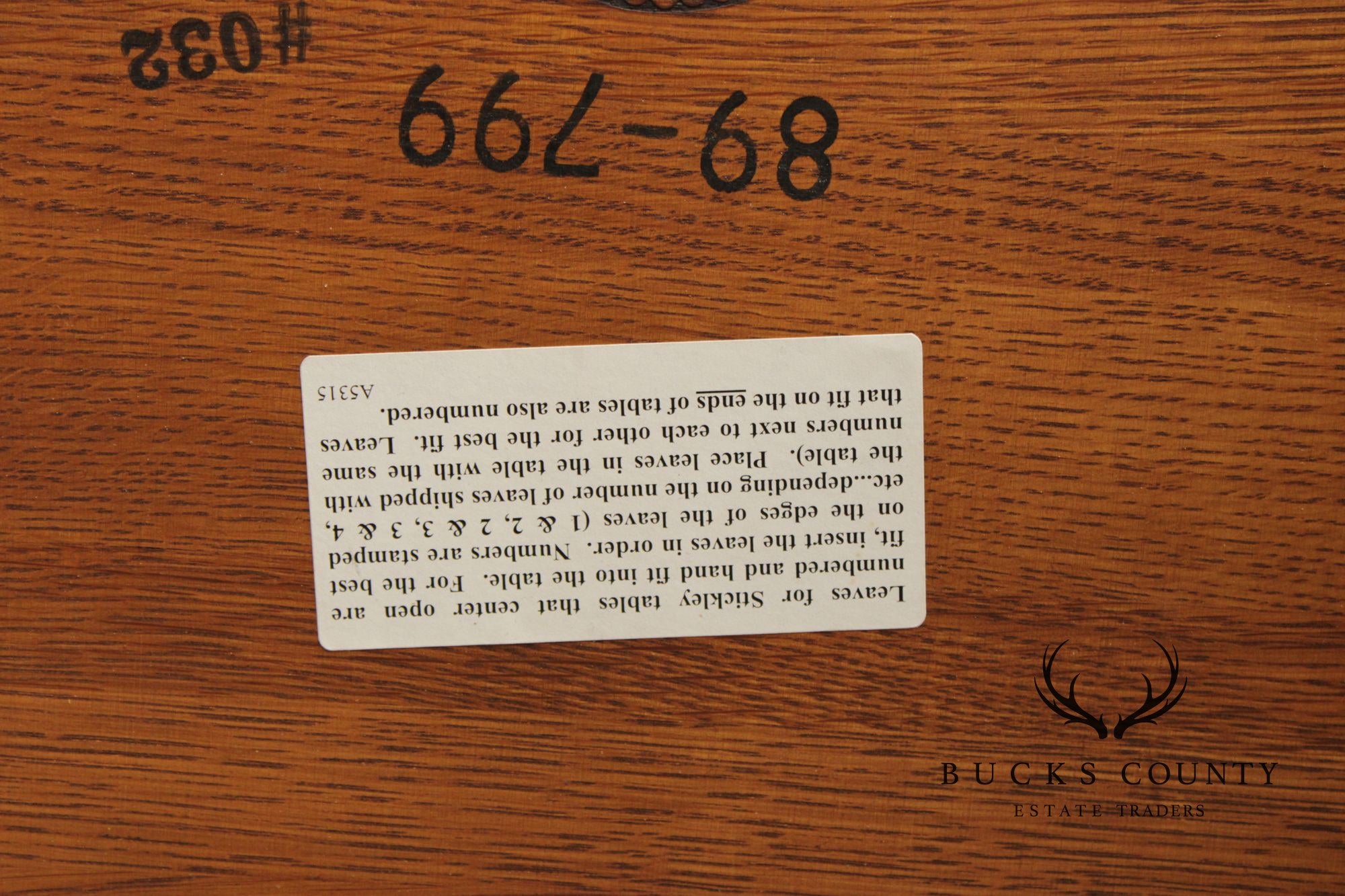 Stickley Mission Collection Oak Extendable Dining Table