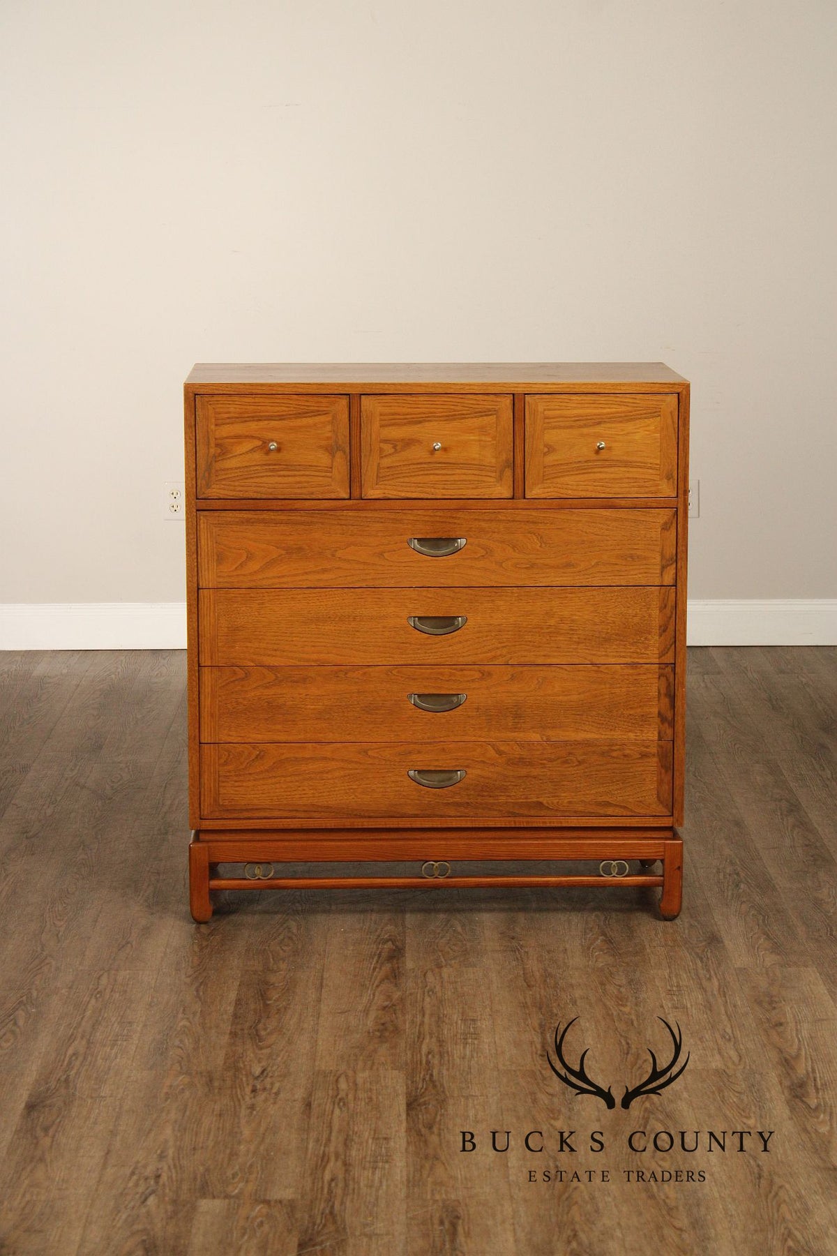 American Of Martinsville Mid Century Modern Tall Chest Of Drawers