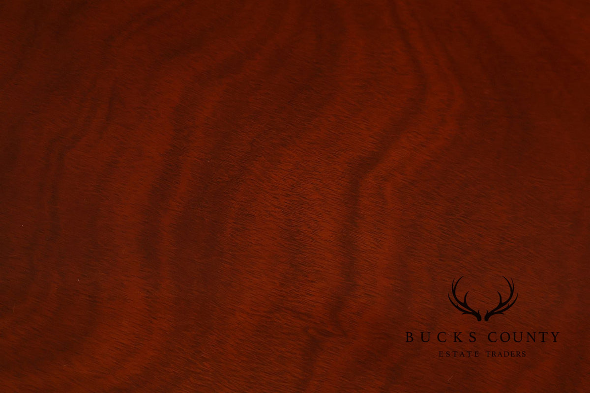 Kindel Empire Style Round Mahogany Occasional Table