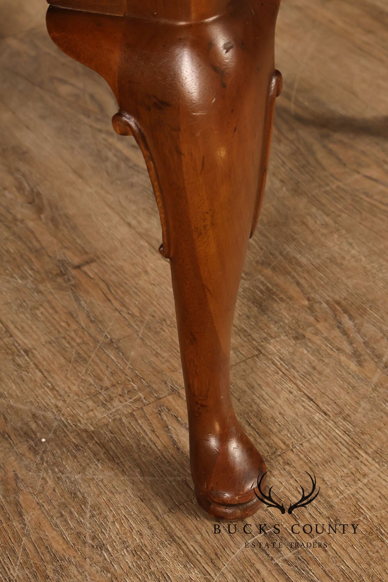 Henredon '18th Century Portfolio' Set Of Six Walnut Dining Chairs