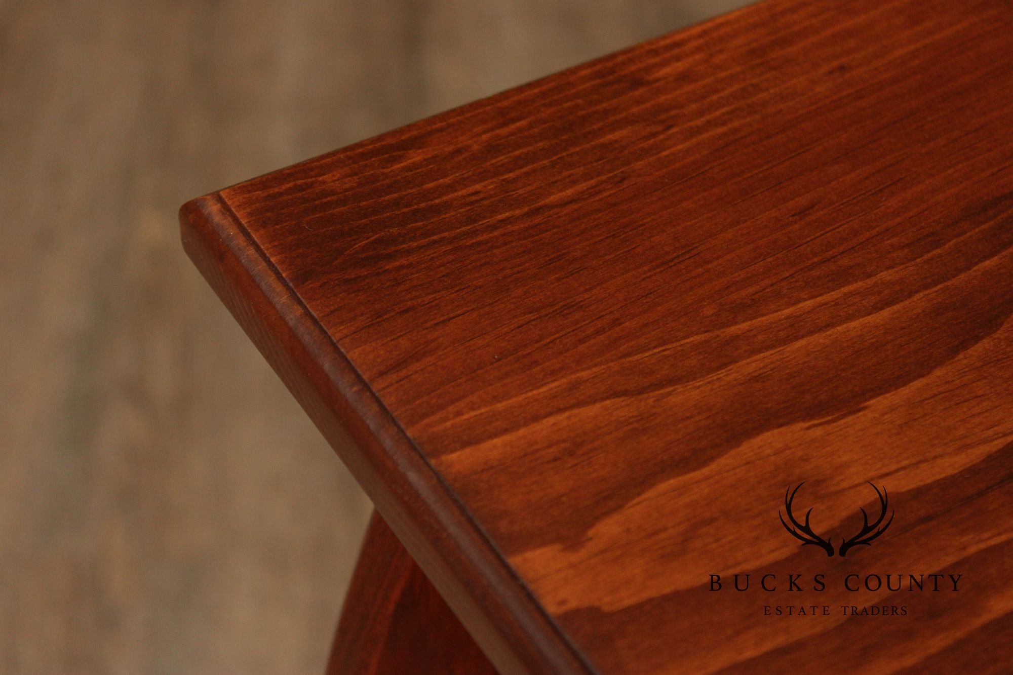 Farmhouse Style Narrow Two-Tier Console Table