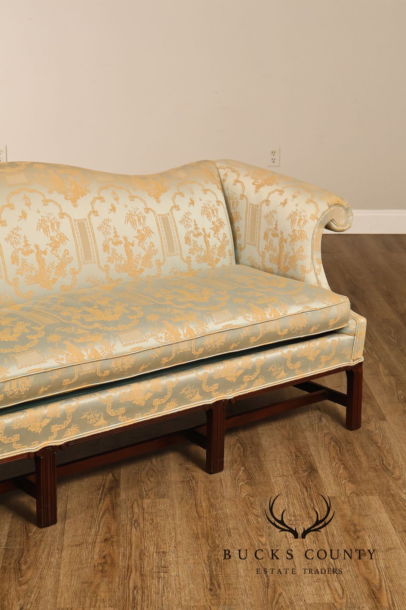 Hickory Chair Chippendale Style Mahogany Sofa