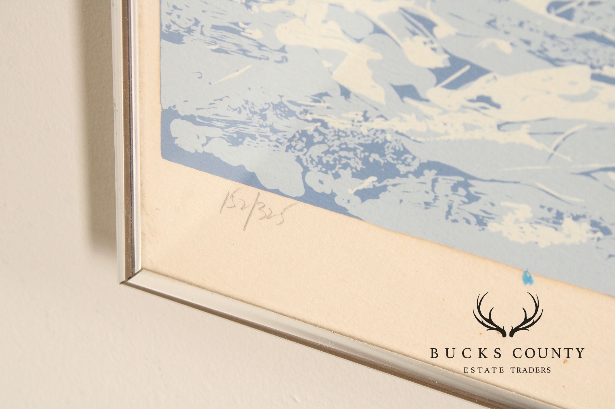 Mark King Limited Edition Framed Print, Downhill Skier