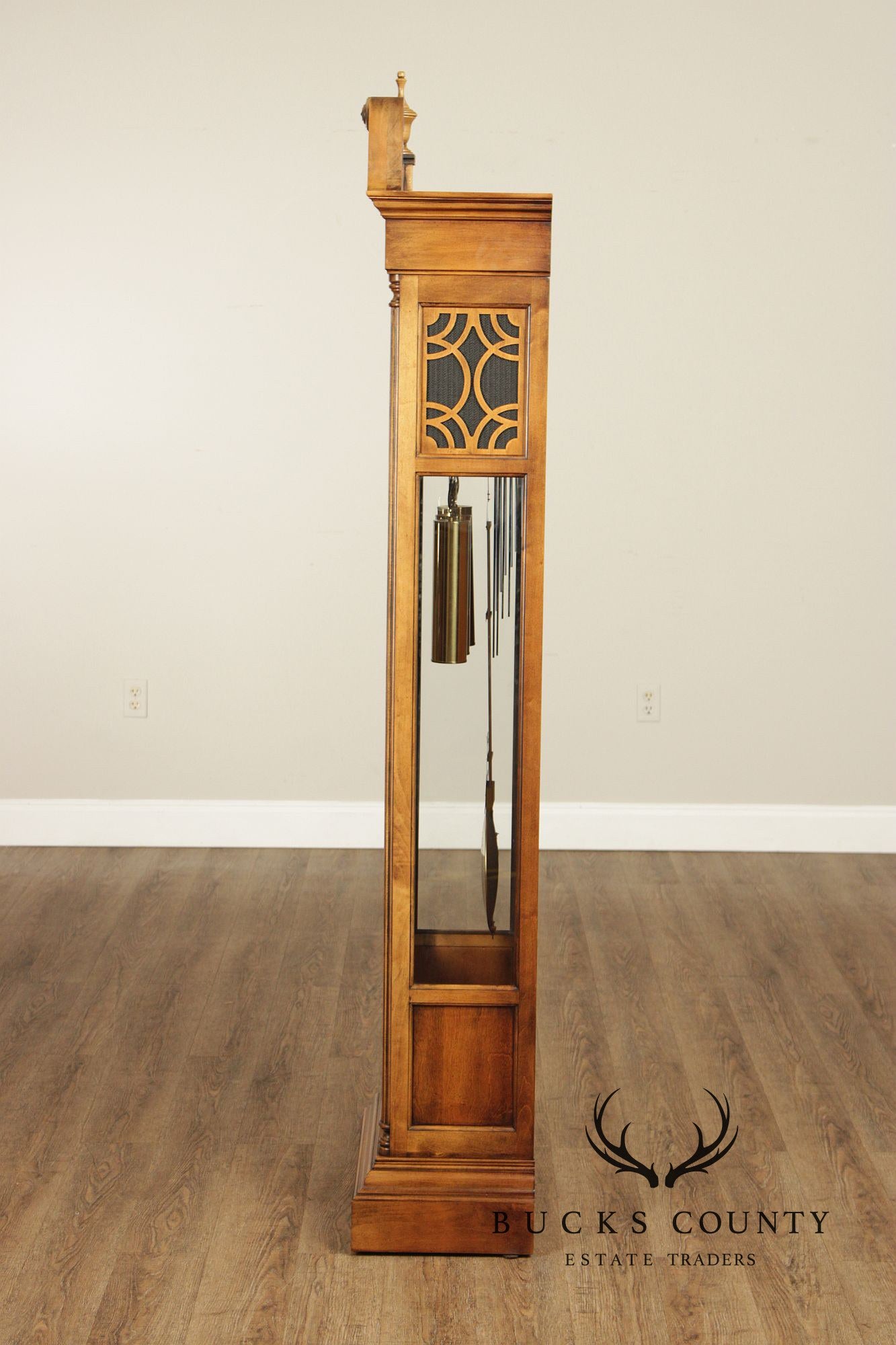 Howard Miller Georgian Style Walnut Grandfather Clock