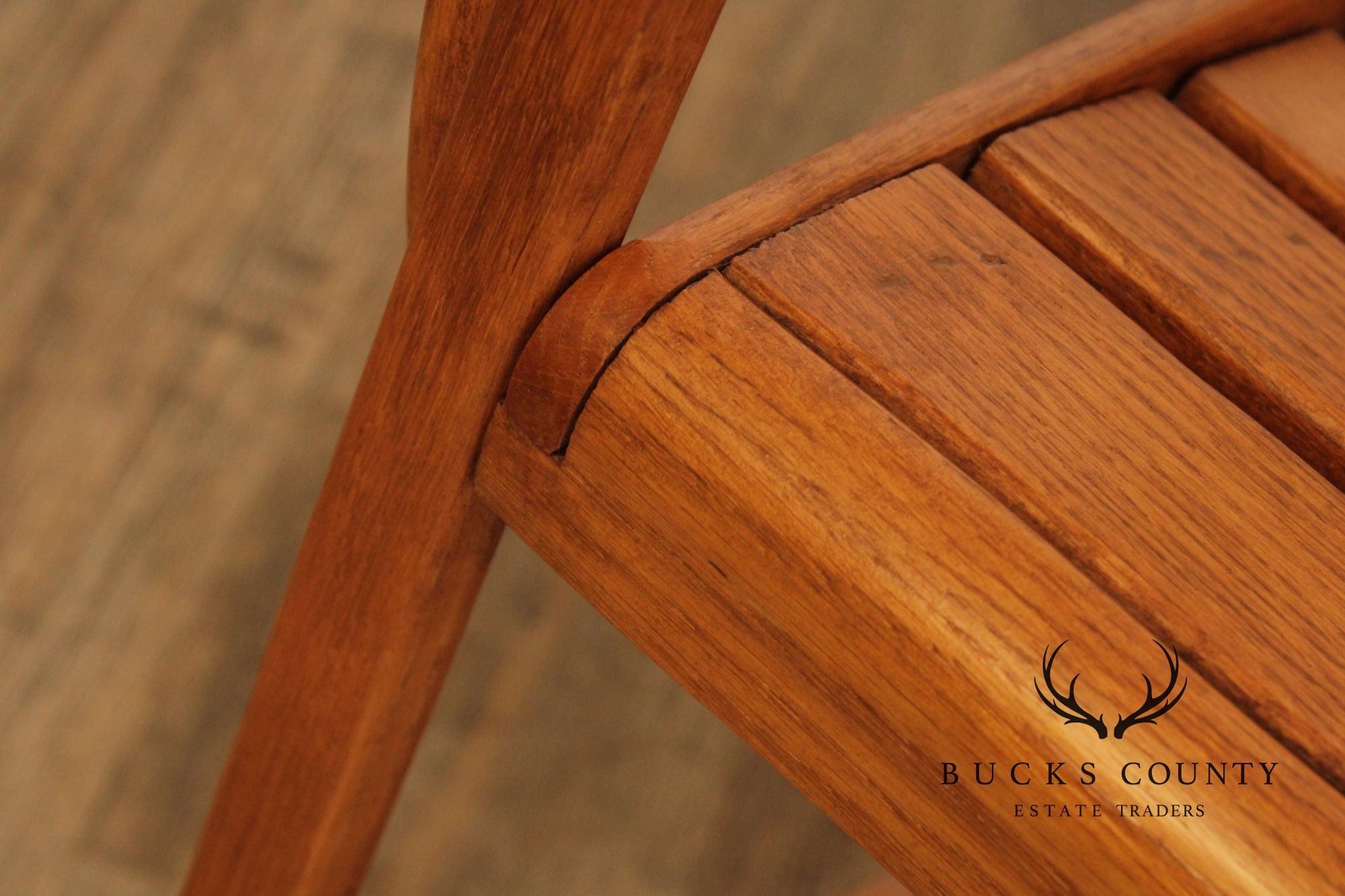 Adirondack Style Oak Bentwood Rocker