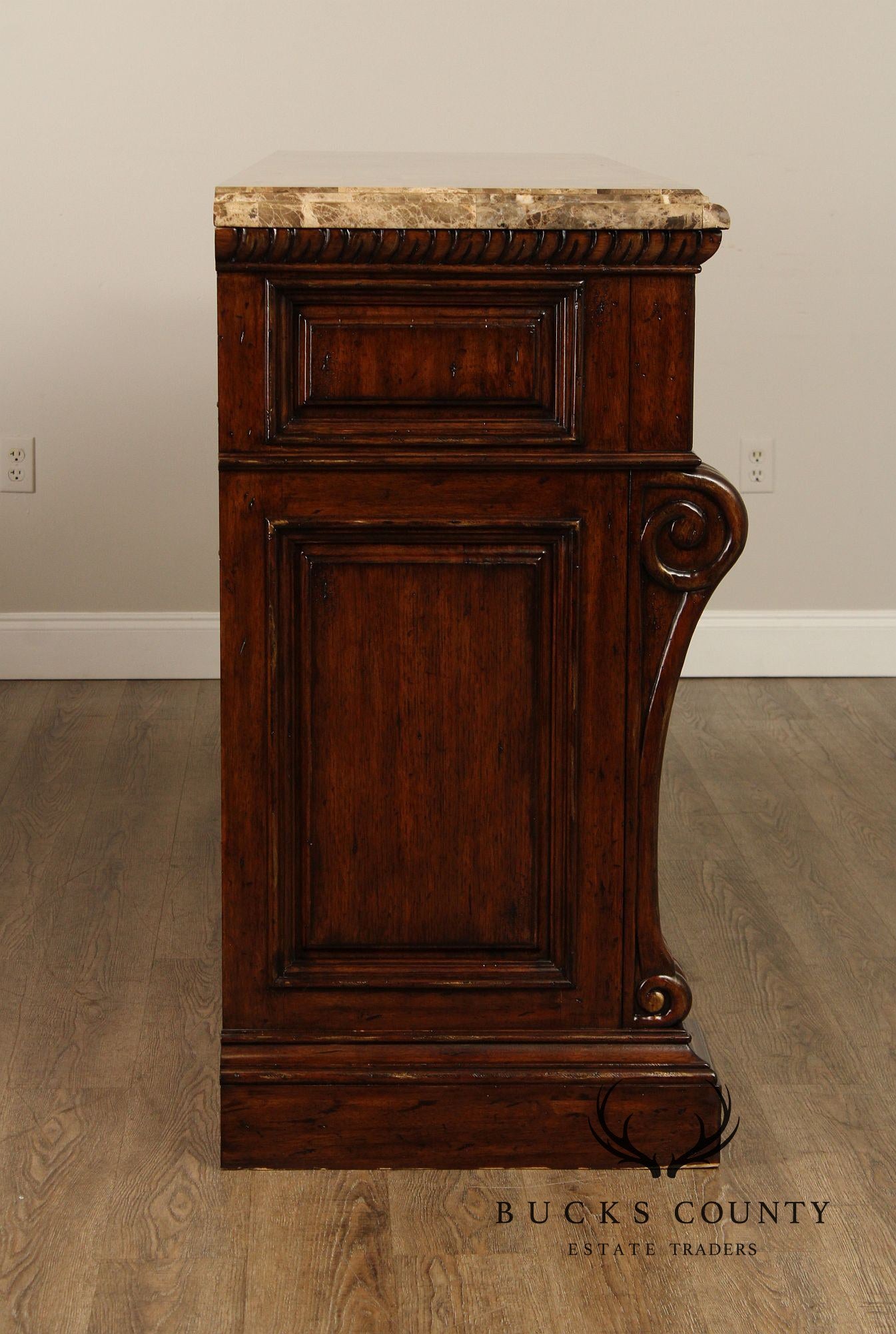Empire Style Large Carved Sideboard