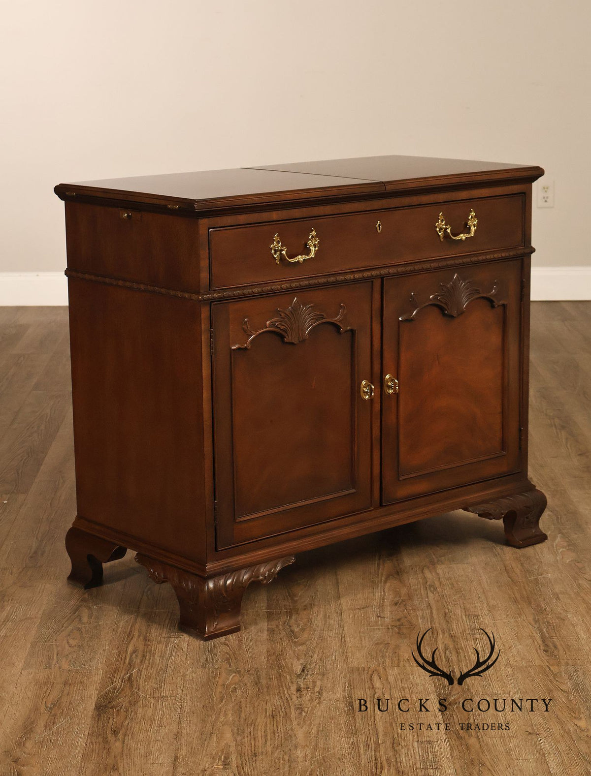 Henredon 'Rittenhouse Square' Mahogany Flip-Top Server