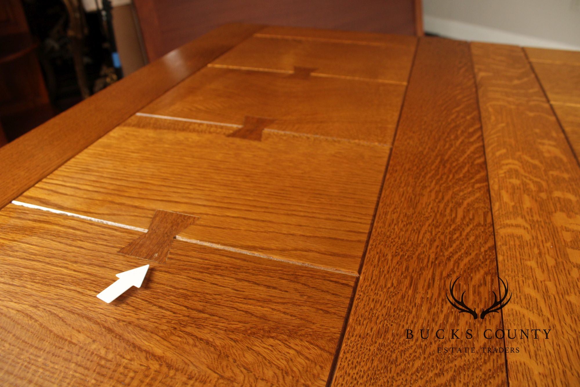 Stickley Mission Collection Oak Extendable Dining Table