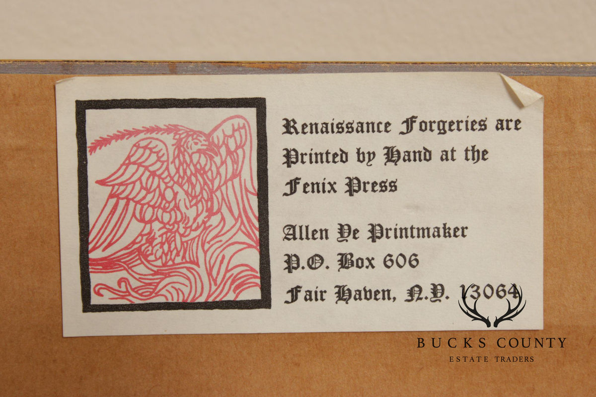 Allen Bjorkman Renaissance Style Print, 'Four Cherubs'