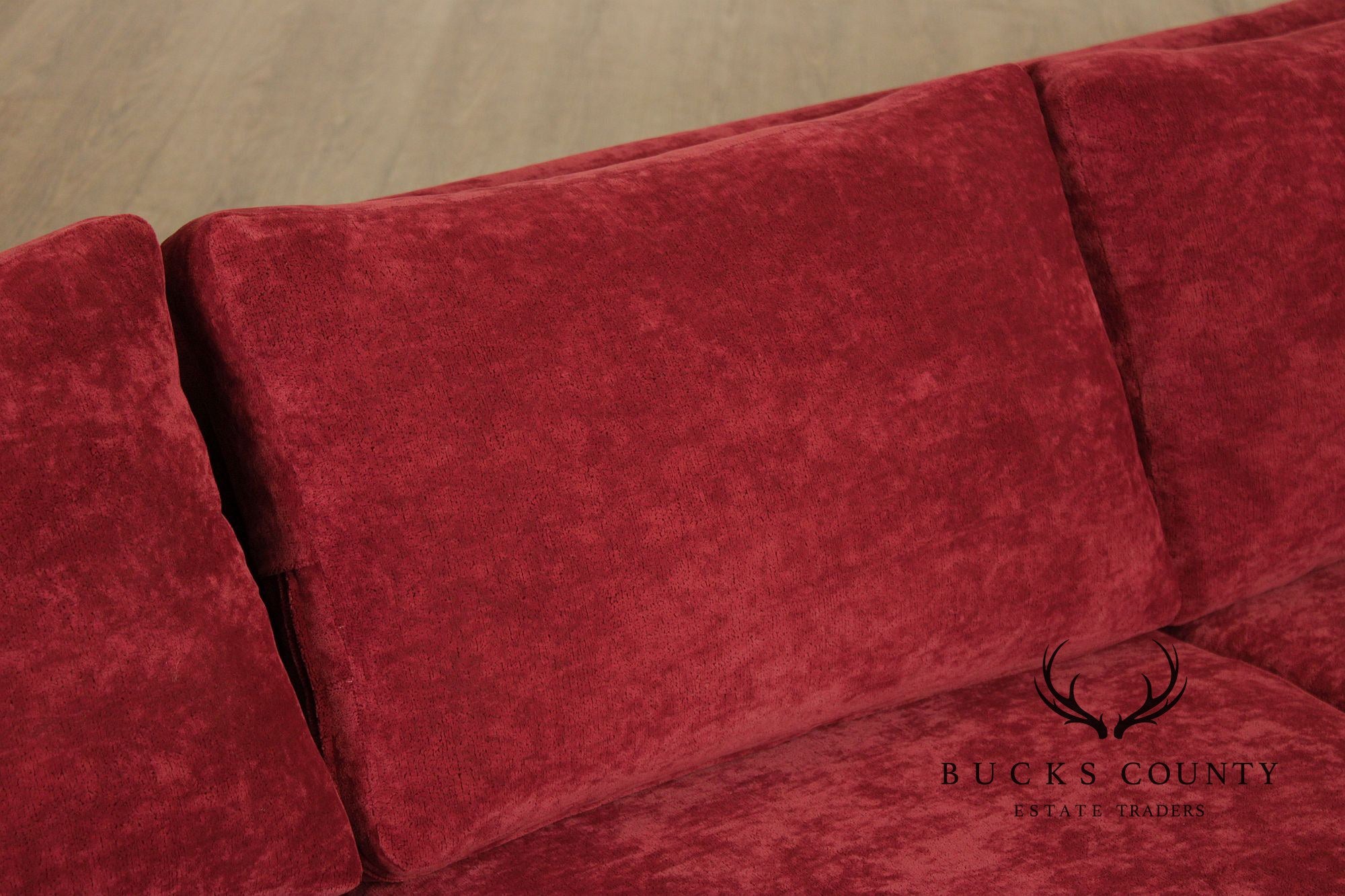 Edward Wormley Attributed Mid-Century Modern Three Cushion Sofa