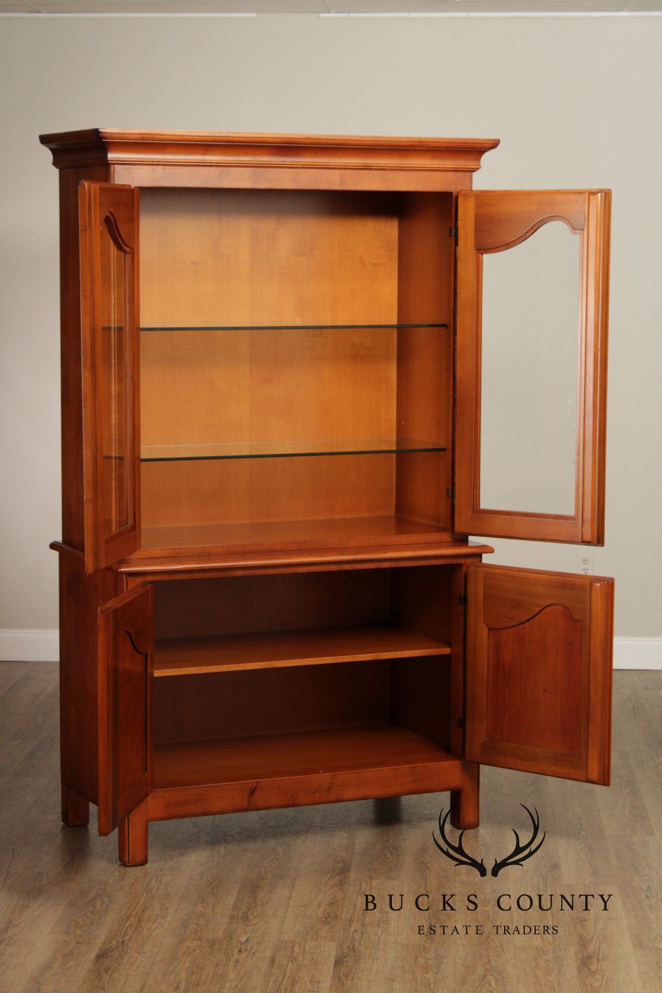 Guido Michele Italian Provincial China Display Cabinet