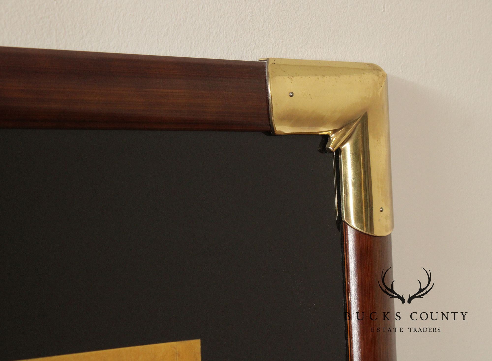 Framed Asian Figural Print After “Refusing The Seat”