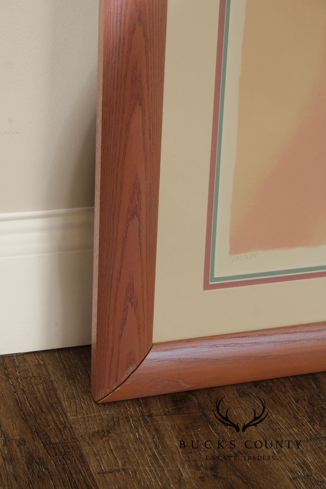 Jane Bazinet Framed Serigraph Print, 'Misty Road'