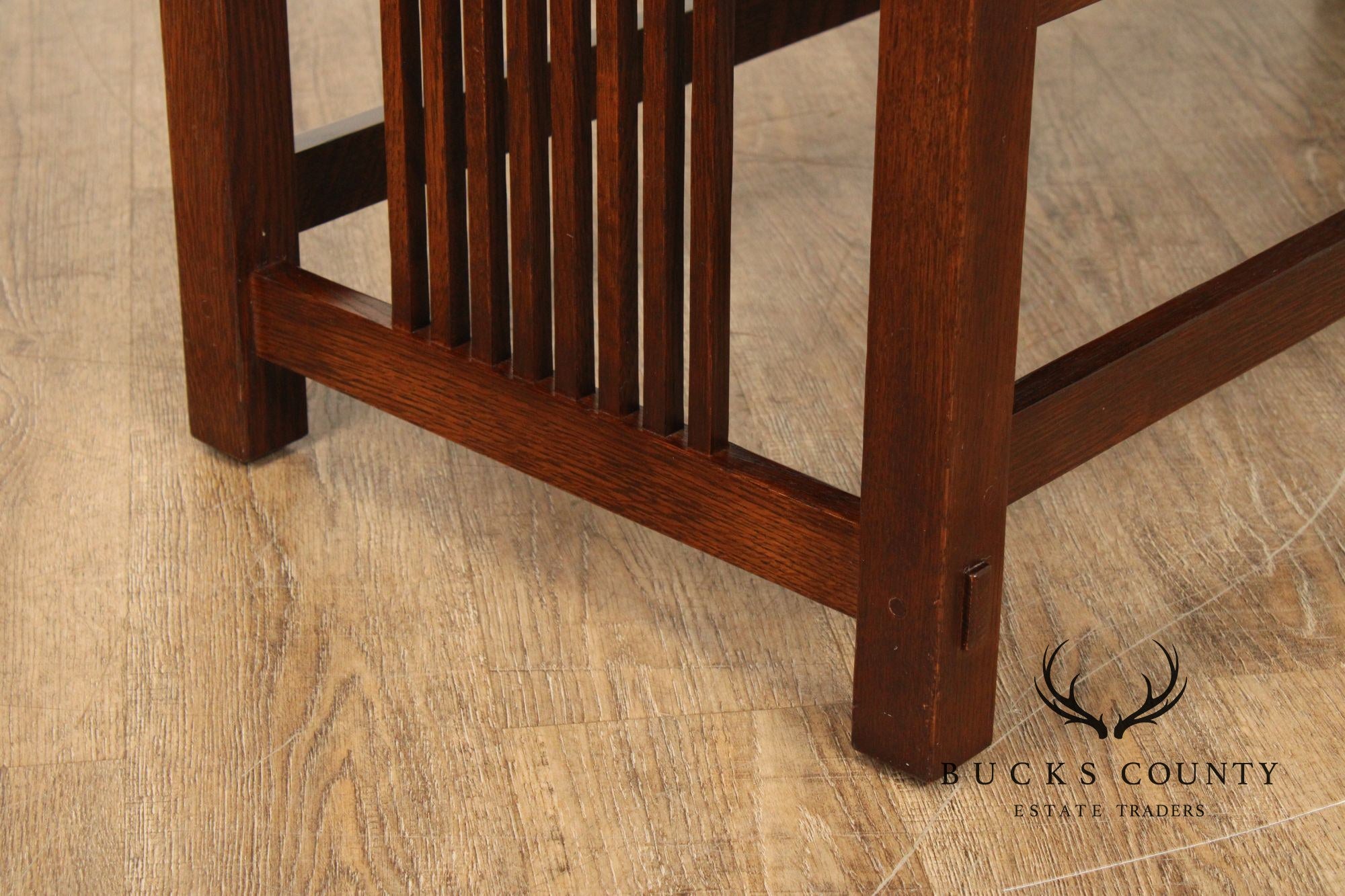 Stickley Mission Collection Oak Bench