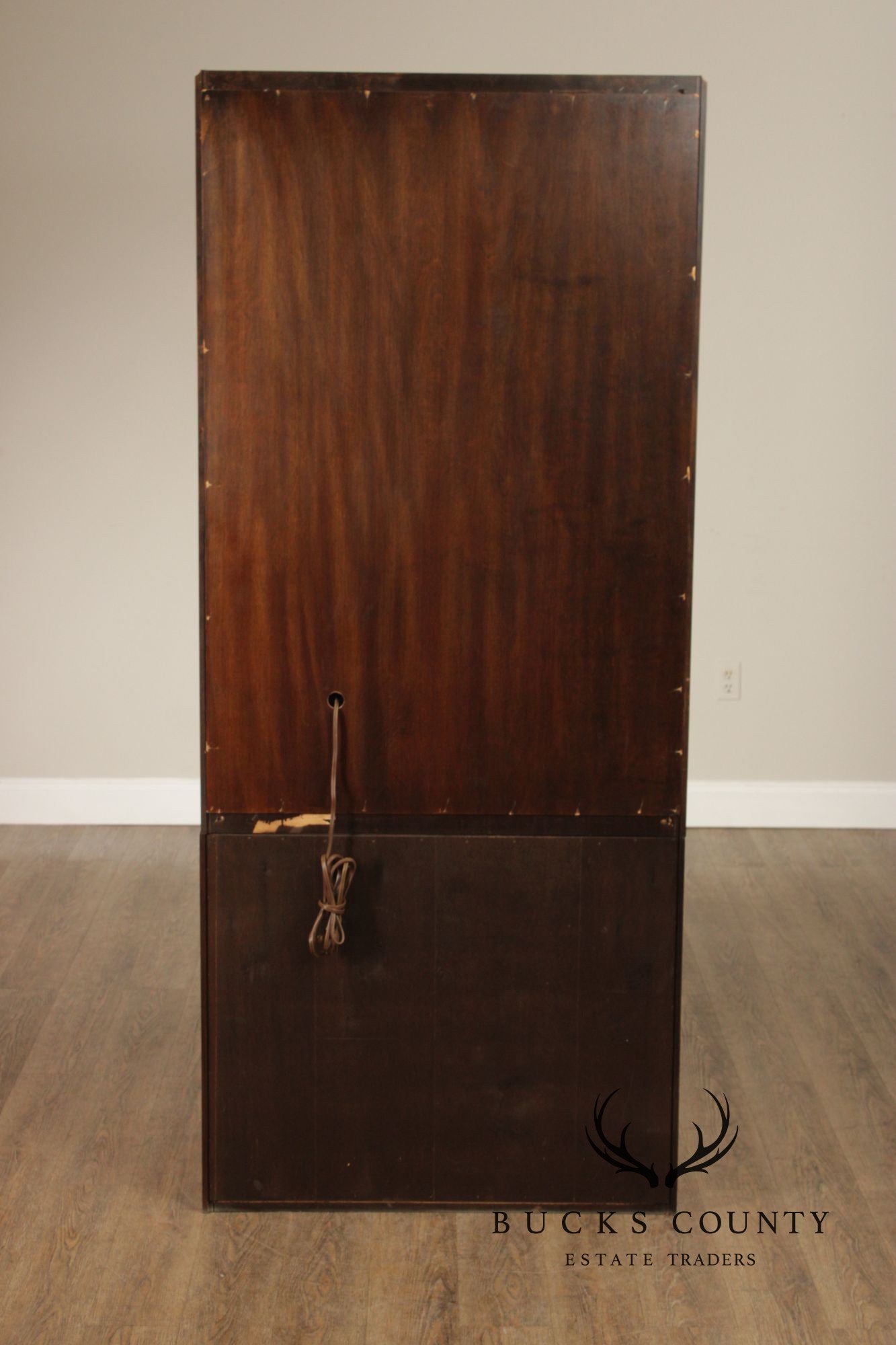 Harden Traditional Tall Cherry Bar Cabinet