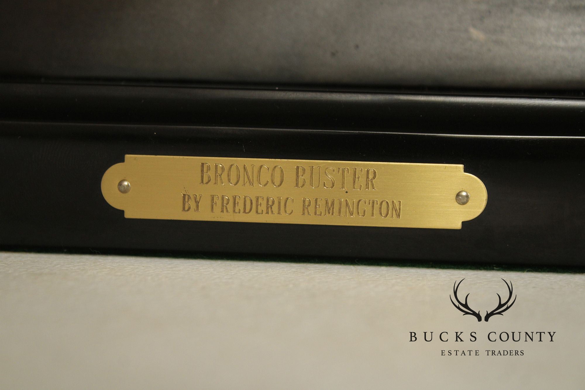 Frederic Remington Bronze Statue, 'Bronco Buster'