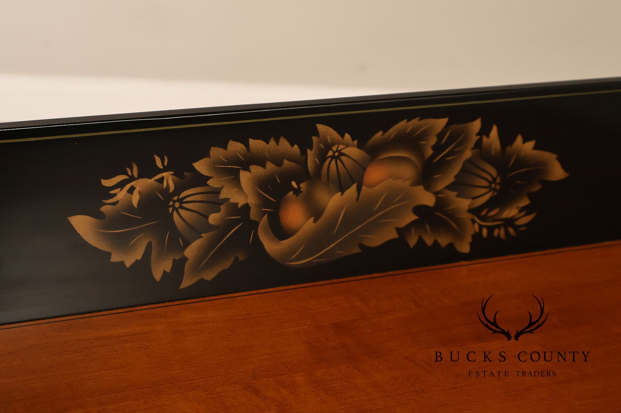 Hitchcock Vintage Ebonized Maple Writing Desk